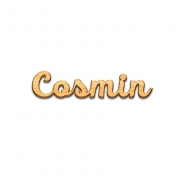  Decor nume Cosmin debitat laser